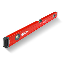 NIVEL BURBUJA DE ALUMINIO RED 3 80 CM