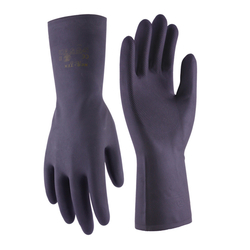 PAR GUANTE NEOPRENO  INTERIOR LATEX  FLOCADO TALLA 9