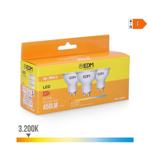 BOMBILLA LED GU10 5W 3200 3U