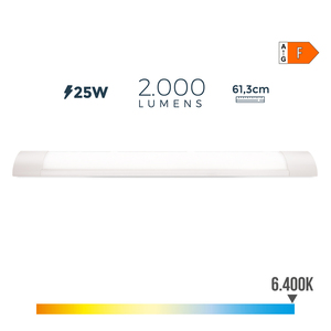 REGLETA ELEC LED 25W 61CM 6400
