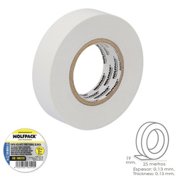 CINTA AISLANTE  PROFESIONAL  25X19MM BLANCA  AFT