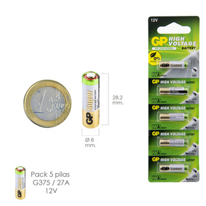 PILA ALCALINA G375 12V 27A