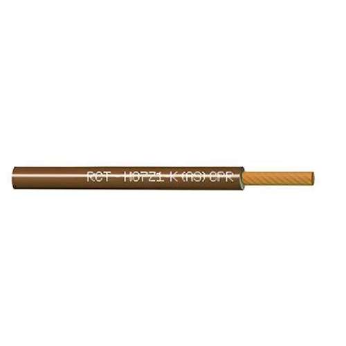 CABLE H07Z1-K CPR 2.5 MARRON R50 LIBRE DE HALOGENOS