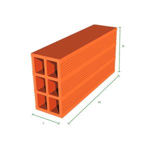 LADRILLO 7X12X25