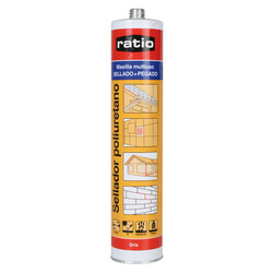 MASILLA POLIURETANO 300 ML GRIS RATIO