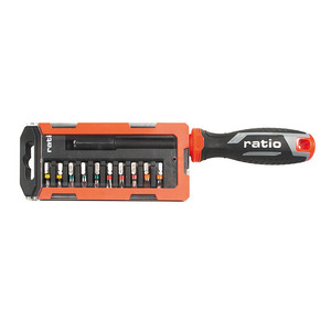 DESTORNILLADOR MAGNETICO   10 ACCESORIOS RATIO