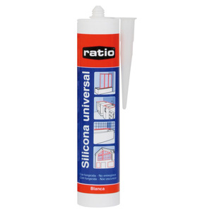 SILICONA ACIDA MULTIUSO RATIO BLANCA 280 ML