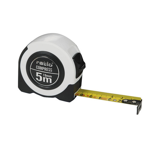 FLEXOMETRO CINTA 19/5 MTS COMPRESS RATIO