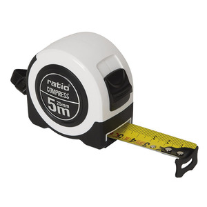 FLEXOMETRO CINTA 25/5 MTS COMPRESS RATIO