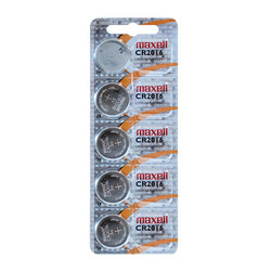 PILA BOTON MAXELL CR-2016 BL 5 UNIDADES