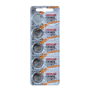 PILA BOTON MAXELL CR-2016 BL 5 UNIDADES