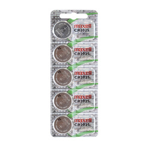 PILA BOTON MAXELL CR-2025 BL 5 UNIDADES