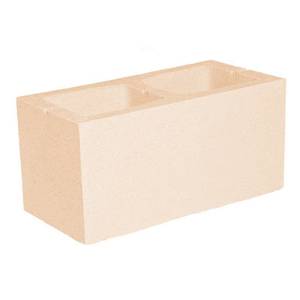 BLOQUE LISO 2 ESQ.20X20X40 COLOR *