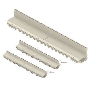 TERMINAL CON SALIDA  PARA CANALETA H 9.50 ODEM