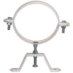 ABRAZADERA TUBO ALUMINIO BLANCO 111