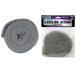ROLLO LANA DE ACERO 150 GR. MEDIO