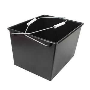 CUBETA PINTAR PLASTICO NEGRO 16 L SIN REJILLA