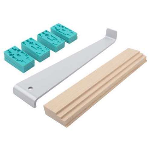KIT INSTALACION SUELO LAMINADO CUÑAS ESCOPLO TACO